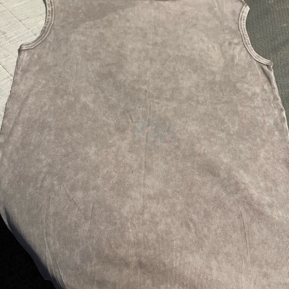 Gray Sleeveless Top